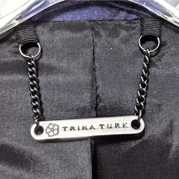 NWT TRINA TURK Minty 2 Geometric Jacket 12 - Picture 6 of 13